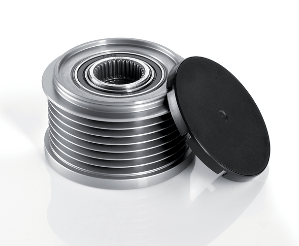 Image Poulie roue libre + couvercle de protection