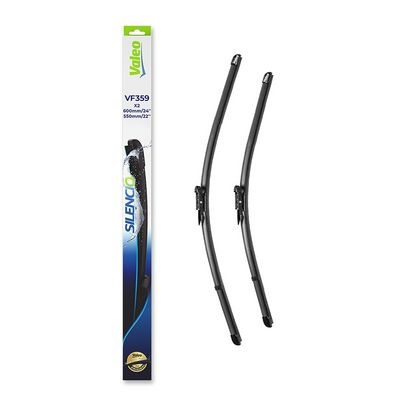 Balai d'essuie-glace SILENCIO FLAT BLADE SET