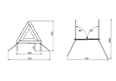 Triangle de signalisation TRI - Triangle de présignalisation