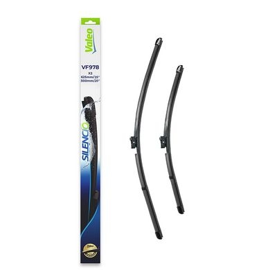 Balai d'essuie-glace SILENCIO FLAT BLADE SET