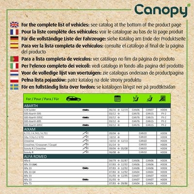 Balai d'essuie-glace CANOPY