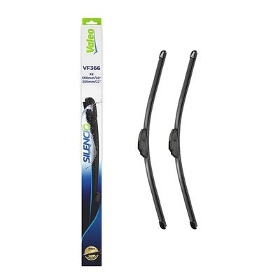 Balai d'essuie-glace SILENCIO FLAT BLADE SET