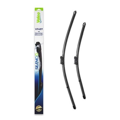 Balai d'essuie-glace SILENCIO FLAT BLADE SET