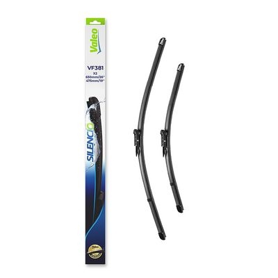 Balai d'essuie-glace SILENCIO FLAT BLADE SET