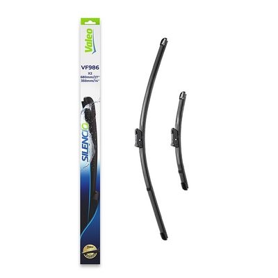 Balai d'essuie-glace SILENCIO FLAT BLADE SET