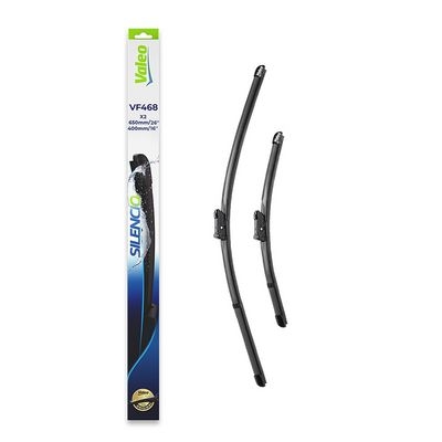 Balai d'essuie-glace SILENCIO FLAT BLADE SET