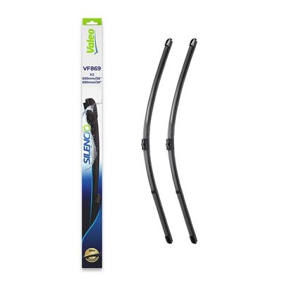 Balai d'essuie-glace SILENCIO FLAT BLADE SET
