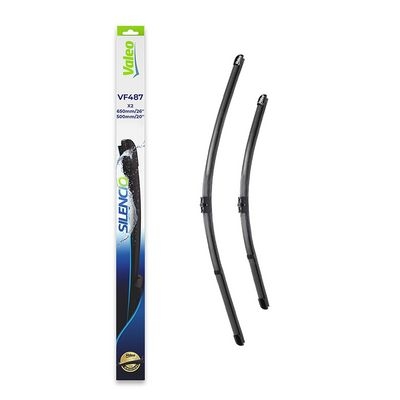 Balai d'essuie-glace SILENCIO FLAT BLADE SET