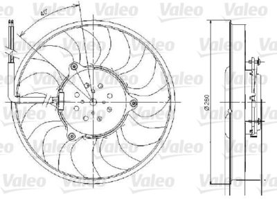 Ventilateur, refroidissement du moteur