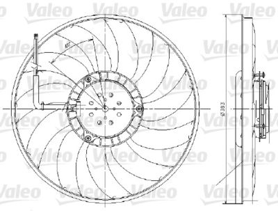 Ventilateur, refroidissement du moteur