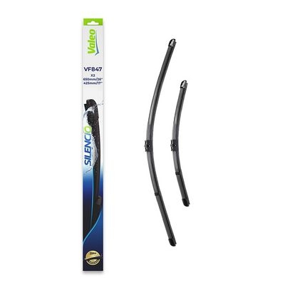 Balai d'essuie-glace SILENCIO FLAT BLADE SET