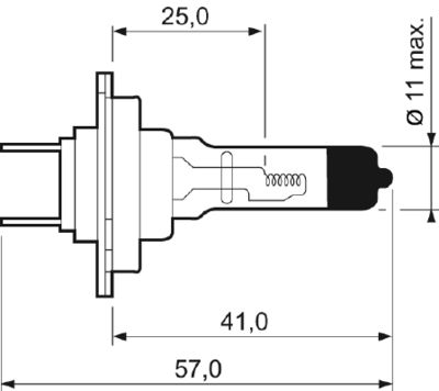 Ampoule, projecteur longue portée ESSENTIAL